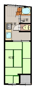 西九条　古川様工事前Ｓ２・２２-平面図(1階)